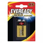 9V paristo 6LR61 Eveready gold