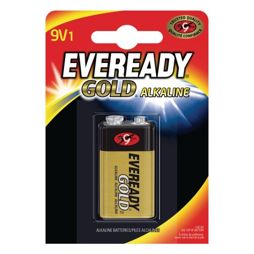 9V paristo 6LR61 Eveready gold, hinta 2,50€