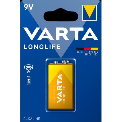 9V paristo 6LR61 Varta Longlife, hinta 1,94€