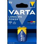 9V paristo 6LR61 Varta Longlife Max Power