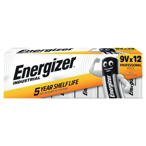 9V paristo Energizer industrial 6lr61 12kpl, hinta 18,93€