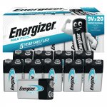 9V paristo Energizer max plus lr61 alkali 20kpl
