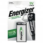 9v Paristo Energizer power plus ladattava hr22