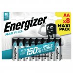 Aa Paristo Energizer max plus lr6 alkali 8kpl