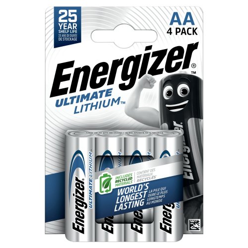 Aa Paristo Energizer ultimate lithium lr6 4kpl, hinta 17,28€