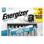 Aa Paristo Energizer max plus lr6 alkali 8kpl