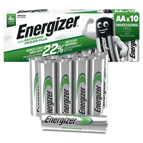 Paristot Energizer power plus ladattavat aa hr6 10kpl, hinta 32,58€
