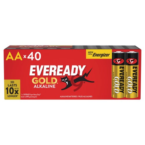 Aa Paristo eveready gold alkaline 40kpl, hinta 24,26€