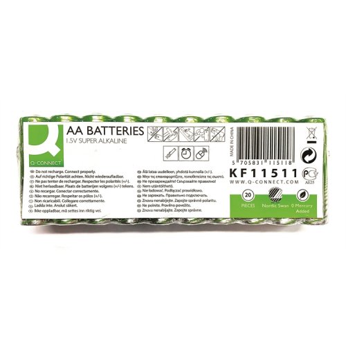 AA paristo LR6 Q-CONNECT Joutsenmerkki, hinta 5,77€