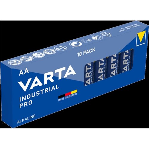 AA paristo LR6 Varta Industrial Pro, hinta 5€