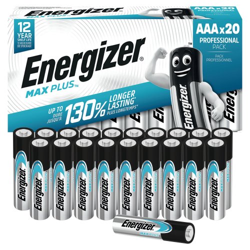 Aaa Paristo Energizer max plus lr3 alkali 20kpl, hinta 15,94€