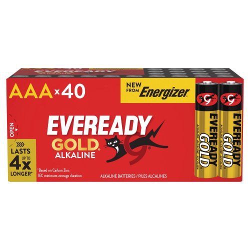 Aaa Paristo eveready gold alkaline 40kpl, hinta 24,26€