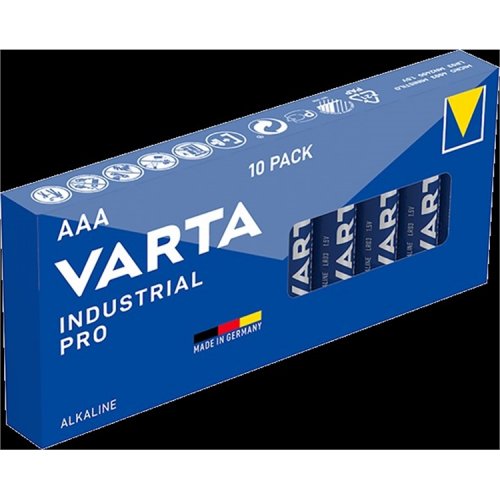 AAA paristo LR3 Varta Industrial Pro, hinta 4,60€