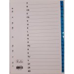 Aakkosvälilehti A4 A-Ö PP valkoinen