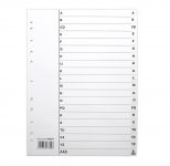 Aakkosvälilehti A4 muovi A-Ö