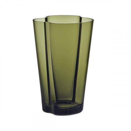 Aalto Maljakko Iittala 220mm sammaleen vihreä 2kpl, hinta 382,30€