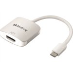 Adapteri Sandberg USB-C (uros)- HDMI (naaras)