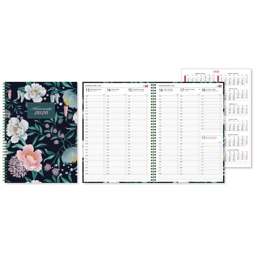 Aikamuistio 2026 Cc 2736 wiresidottu pöytäkalenteri paratiisi 210 × 297mm, hinta 12,08€