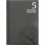 Ajasto 5 vuoden kalenteri päiväämätön harmaa 148 x 210mm
