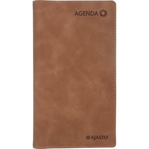Ajasto agenda horizontal 2027 taskukalenteri ruskea 85 x 162 mm, hinta 30,02€
