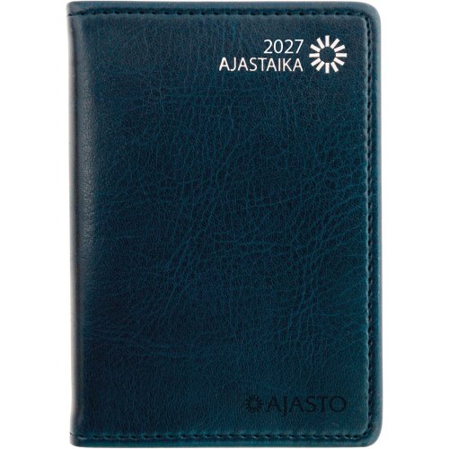 Ajasto ajastaika 2027 taskukalenteri 72 x 102mm tummansininen, hinta 17,01€