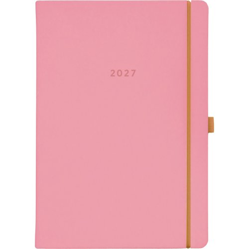 Pöytäkalenteri 2027 Ajasto color a5 pinkki 148 x 210mm, hinta 18,01€