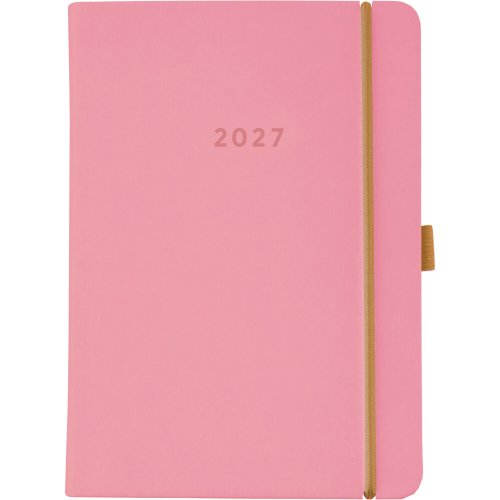 Ajasto color a6 2027 taskukalenteri v.punainen 105 x 148mm, hinta 15,60€