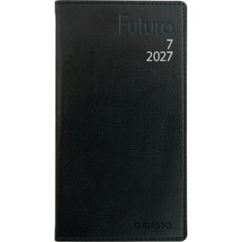 Ajasto futura 7 2027 taskukalenteri musta 85 x 162 mm, hinta 21,76€