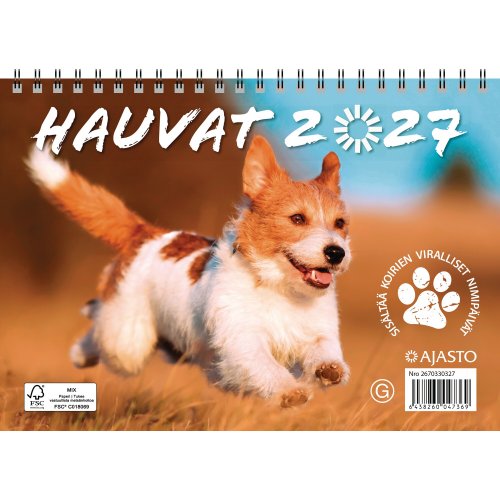 Seinäkalenteri 2027 Ajasto hauvat a5 210 x 148mm, hinta 8,66€
