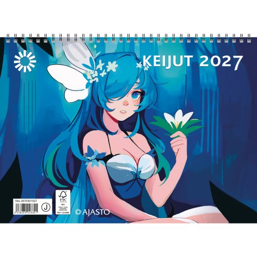 Seinäkalenteri 2027 Ajasto keijut, hinta 10,30€
