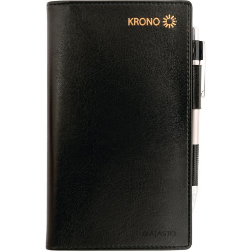 Ajasto krono 2027 taskukalenteri musta 85 x 162 mm, hinta 27,79€
