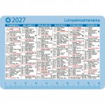 Ajasto lompakkoalmanakka 2027 vuosikalenteri 100 x 70mm