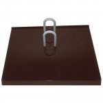 Ajasto pöytäpäivyrin alusta ruskea