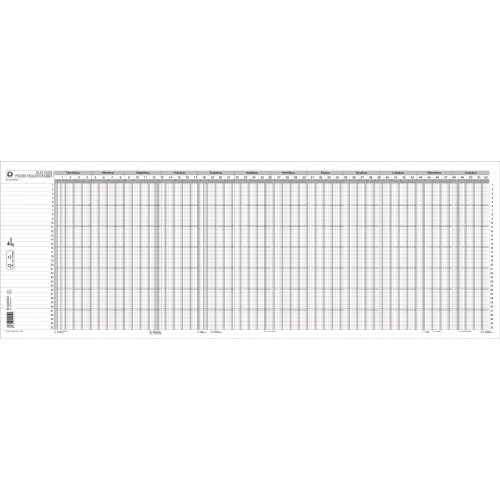 Projektikalenteri 2027 Ajasto quo vadis 837 x 297mm, hinta 2,14€