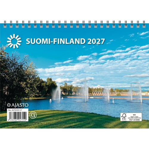 Seinäkalenteri 2027 Ajasto suomi a5, hinta 7,63€