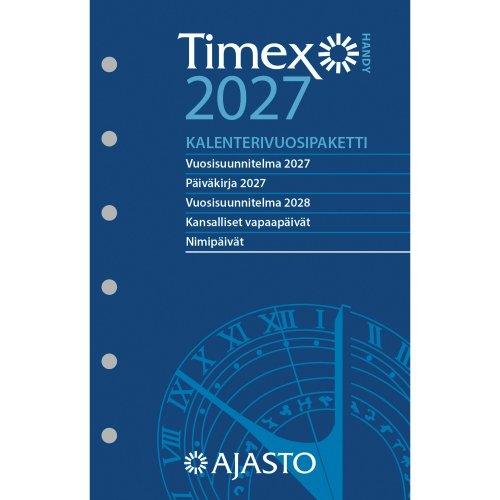 Vuosipaketti 2027 Ajasto timex handy 82 x 128mm, hinta 13,93€