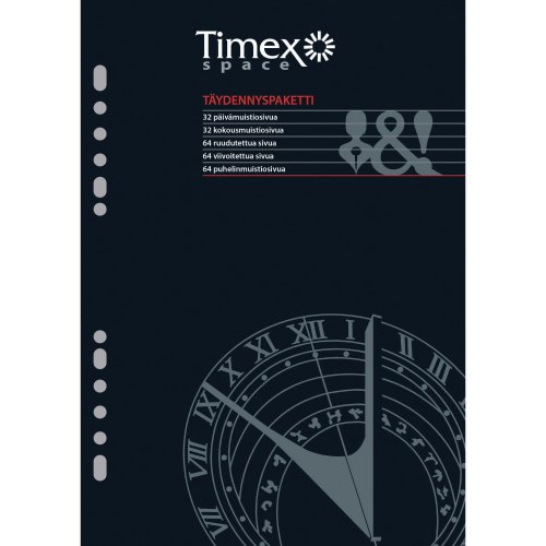 Ajasto timex space täydennyspaketti, hinta 30,24€