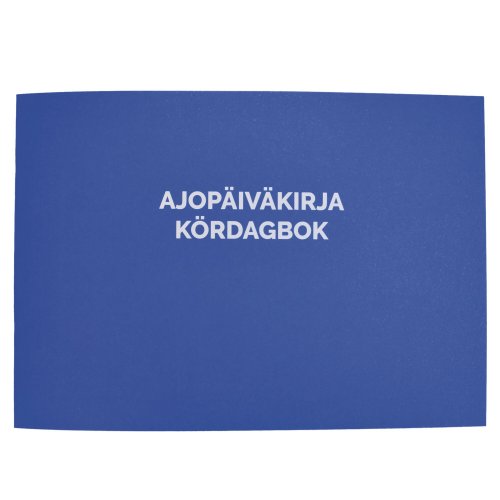 Ajopäiväkirja nidottu 186 a5l vaaka 32 sivua, hinta 2,98€