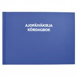 Ajopäiväkirja sidottu 185 a5l vaaka 96 sivua