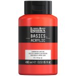 Akryyliväri Liquitex Basics kadmiuminpunainen vaalea 400 ml