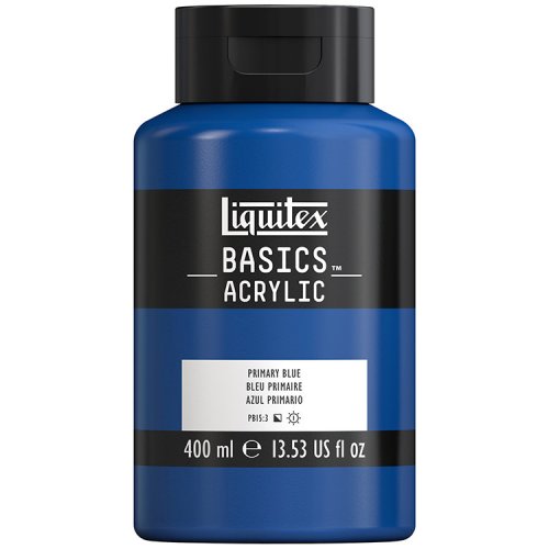 Akryyliväri Liquitex Basics perussininen 400 ml, hinta 13,83€