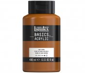 Akryyliväri Liquitex Basics keltaokra 400 ml