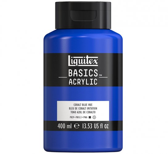 Akryyliväri Liquitex Basics koboltinsininen 400 ml, hinta 13,83€