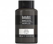 Akryyliväri Liquitex Basics marsinmusta 400 ml