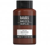 Akryyliväri Liquitex Basics poltettu siena 400 ml