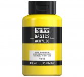 Akryyliväri Liquitex Basics sitruunankeltainen 400 ml