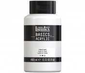 Akryyliväri Liquitex Basics titaaninvalkoinen 400 ml
