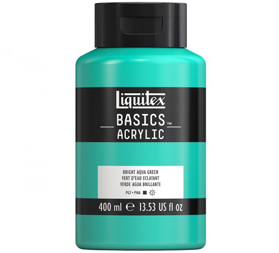 Akryyliväri Liquitex Basics viridianvihreä 400 ml, hinta 13,83€