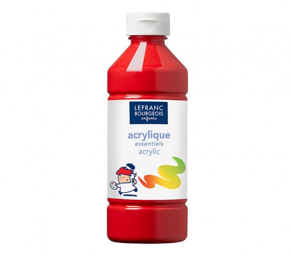 Akryyliväri Lefranc & Bourgeois punainen 500 ml, hinta 7,76€