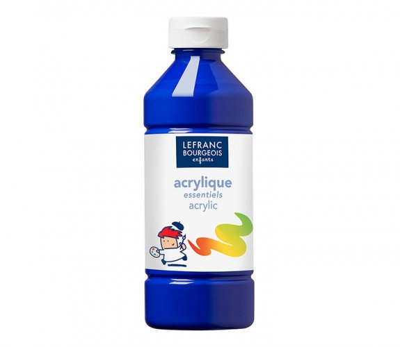 Akryyliväri Lefranc & Bourgeois sininen 500 ml, hinta 7,76€